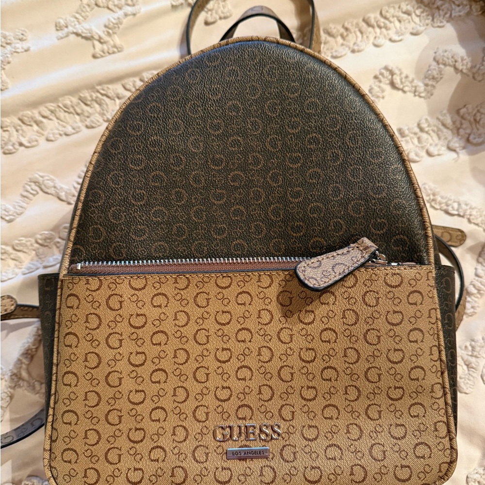 GUESS Black and Brown Women's Backpack